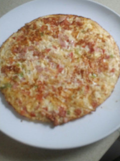 Una foto de Tortilla de huevo y vegetales