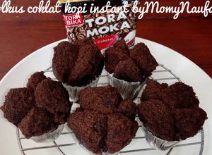 Foto resep Bolu kukus coklat kopi instant,no telur no mixer