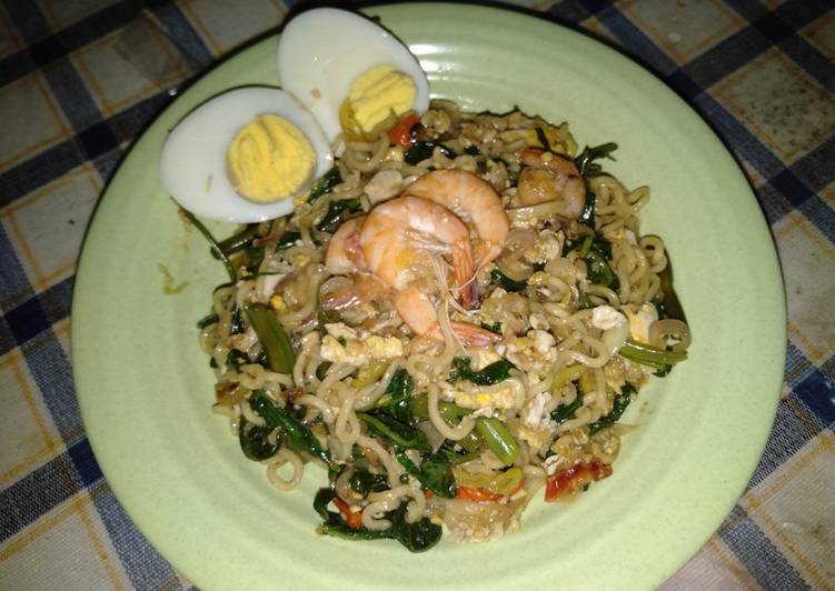 Indomie Kangkung Balacan