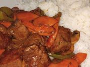 A picture of vegetarian dinner