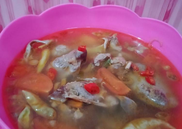 Bumbu Menyiapkan Asem-asem ati ampela wortel yang Enak Banget
