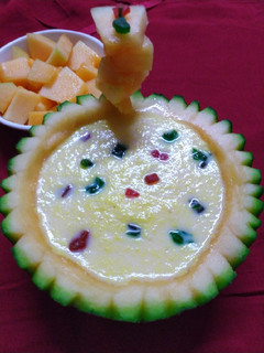 A picture of Musk melon smoothie.