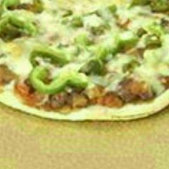 A picture of Yummy rajma pizza.