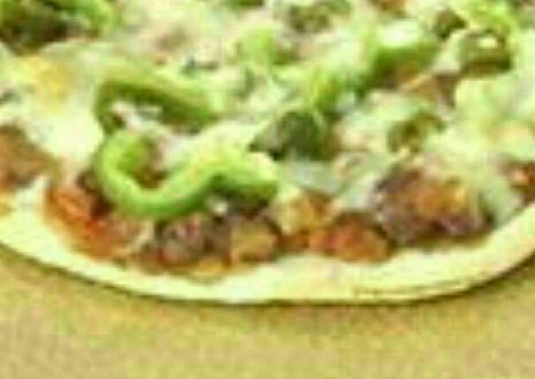 Yummy rajma pizza