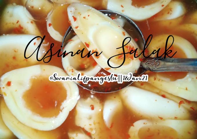 Resep Asinan Salak, Bikin Ngiler