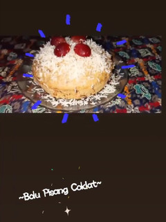 Foto resep 01. Bolu Pisang Coklat Kukus