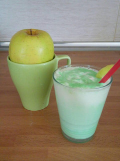 Una foto de Batido de 🍏manzana🍏y canela