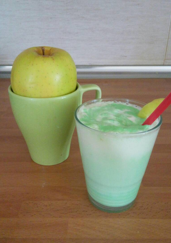 Una foto de Batido de 🍏manzana🍏y canela