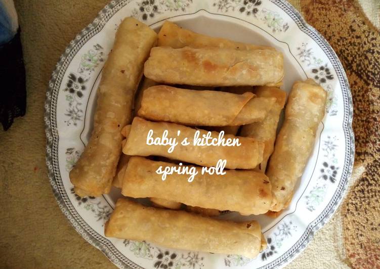 Recipe of Perfect Homemade spring roll | This is Recipe So Satisfying You Must Attempt Now !!