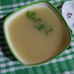 A picture of Rice water soup.