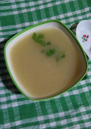 A picture of Rice water soup.