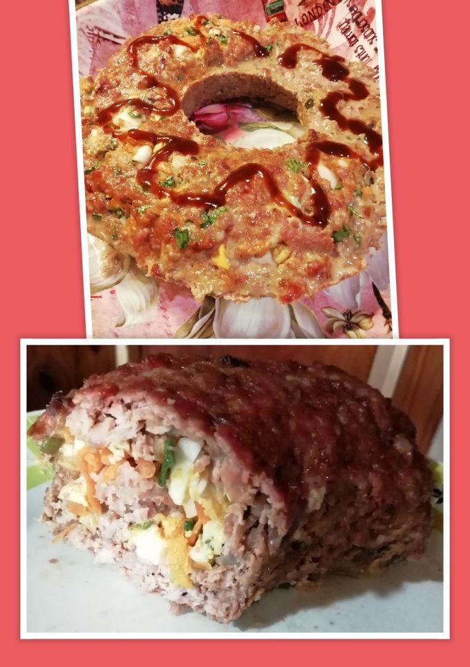 Una foto de Dos versiones: Matambre de carne picada