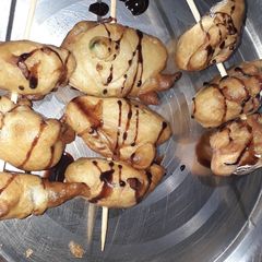 A picture of Healthy banana fritters.