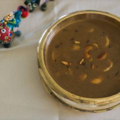 A picture of MOONG DAL PAYASAM/ CHERUPARIPPU PAYASAM.