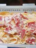 Fettucini carbonara (ide bekal anak)