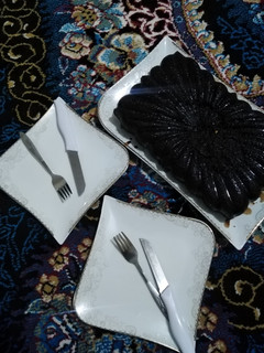عکسی از دستور کیک خیس شکلاتی😍😍😍