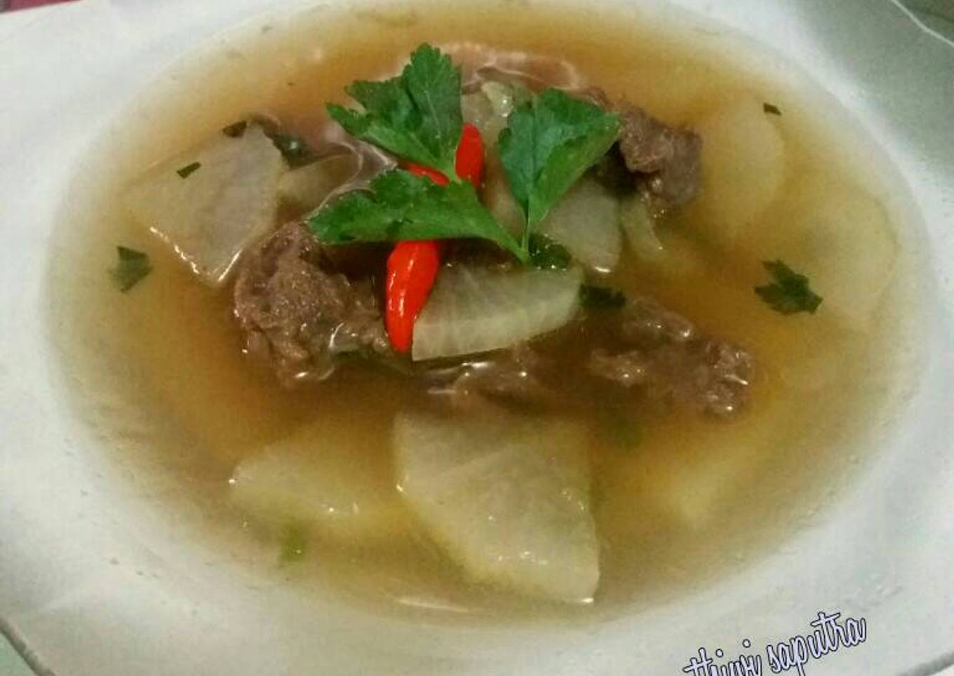 Soto Bandung daging &lobak