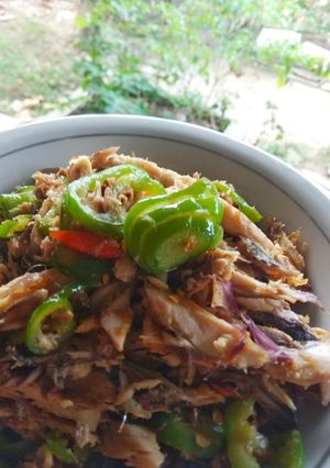 Foto resep Oseng tongkol suwir cabe gendot