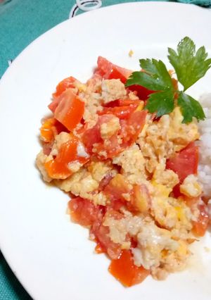 Foto resep Scrambled Egg with Tomato