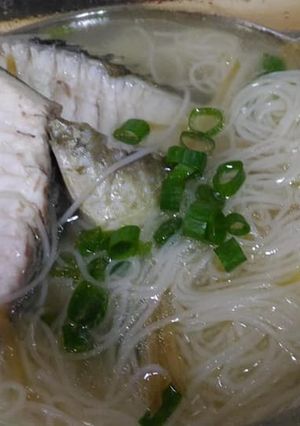 臭肚仔麵線湯(漁夫簡易料理) 的食譜成品照片