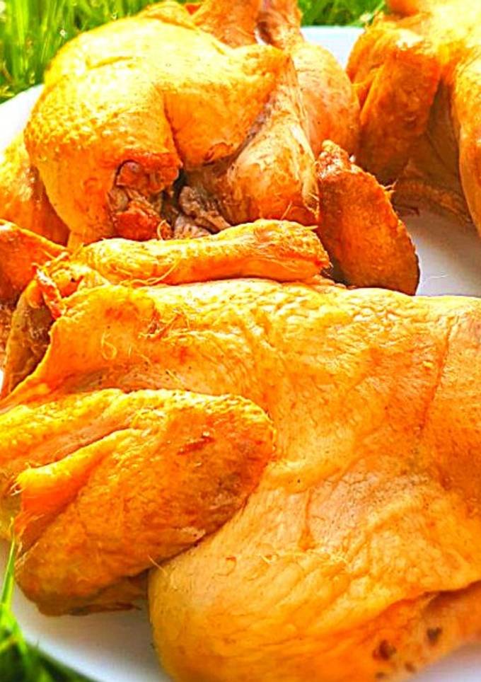 Курчата в печі-мангалі. Смачні та ароматні