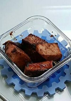 Foto resep Salmon roast with honey