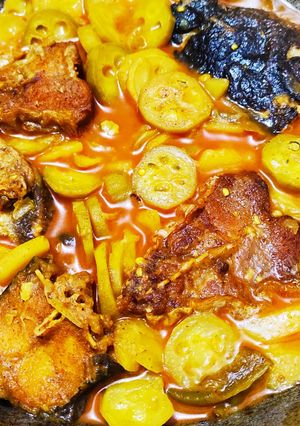 কাকরোল দিয়ে রুই মাছ রেসিপির প্রধান ছবি