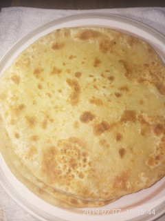 A picture of Carrots chapatis #5orlessingridientscontest.