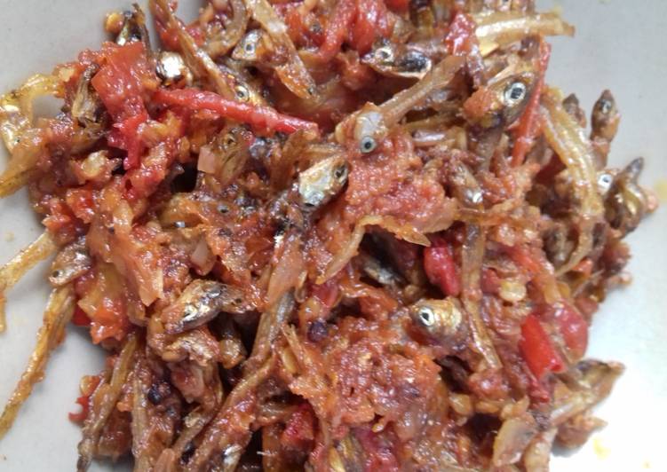 Langkah memasak Sambal Teri nikmat