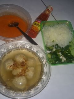 Foto resep Bakso ayam kuah handmade