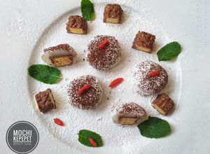 Foto resep Mochi isi Wafer Caramel (tanpa tepung ketan)