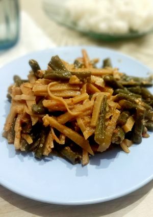 Foto resep Tumis Rebung Kacang Panjang