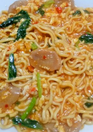 Foto resep Mie Telur Tek-tek (Kuah Nyemek)