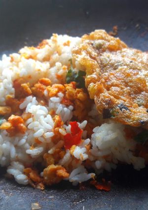 Foto resep Nasi Sambal Tempe Cobek