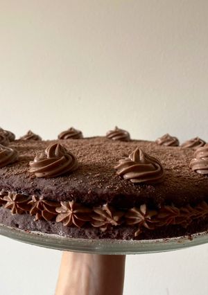 Lúdláb torta /vegán/ recept fotója
