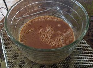 Una foto de Ponche de crema chocolatoso v1