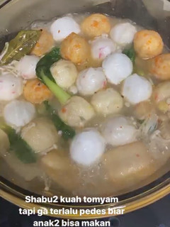 Foto resep Shabu2 homemade kuah tomyam