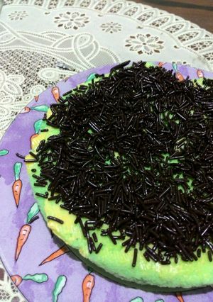 Foto resep Steam cake pandan