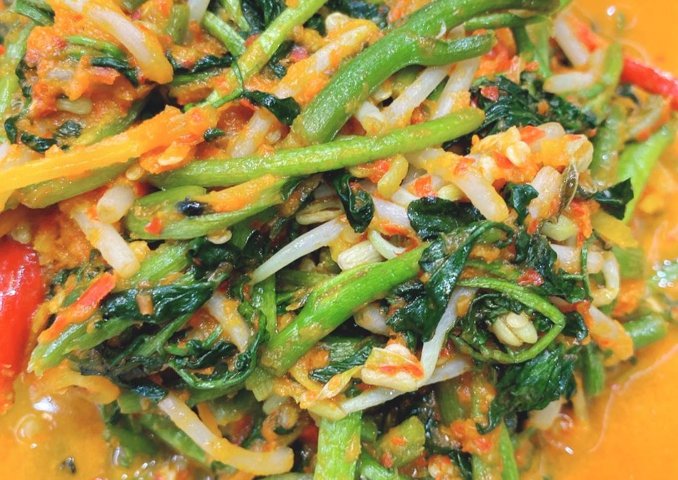 Tumis Selada Air Tauge Vegan