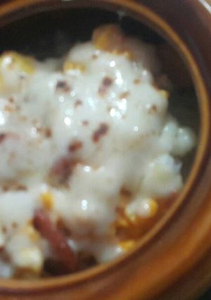 Foto resep Sarapan Sehat Praktis Nasi OREJU orek keju