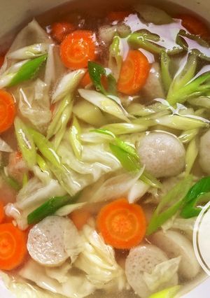 Foto resep Sop Bakso Ikan
