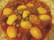 Une photo de kefta pomme de terre