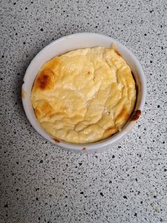 Une photo de Gateau flan au fromage blanc light