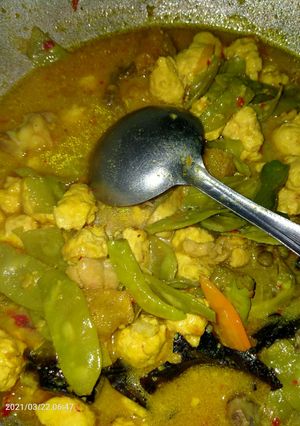 Foto resep Kerni ayam kuah kuning