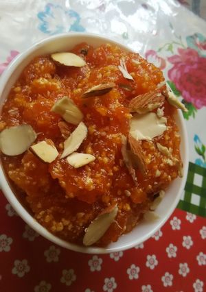 पके हुए पपीते का हलवा Papaya Halwa Recipe In Hindi रेसिपी मुख्य फोटो