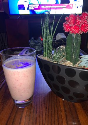 Foto resep Strawberry Banana Smoothie 🍓 🍌 🥛