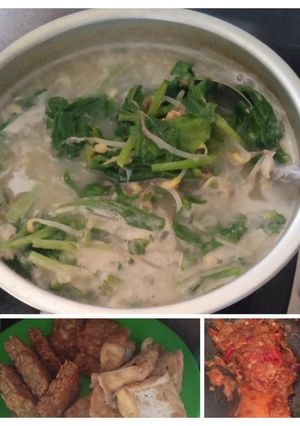 Foto resep Sayur bobor sawi + tauge