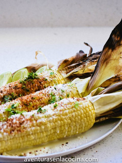 Una foto de Elote a la parrilla