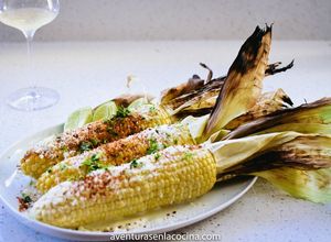 Una foto de Elote a la parrilla
