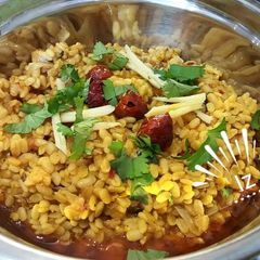 A picture of 🍲Dhabaa Fry Daal Maash (washed white lentil restaurant style 🍲.